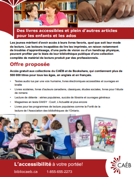 Dépliant sur les services pour enfants et adolescents