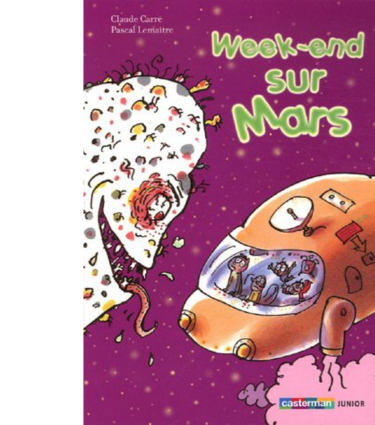 Couverture du livre Week-end sur Mars de Claude Carré.