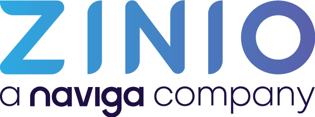 logo de Zinio, a Naviga company