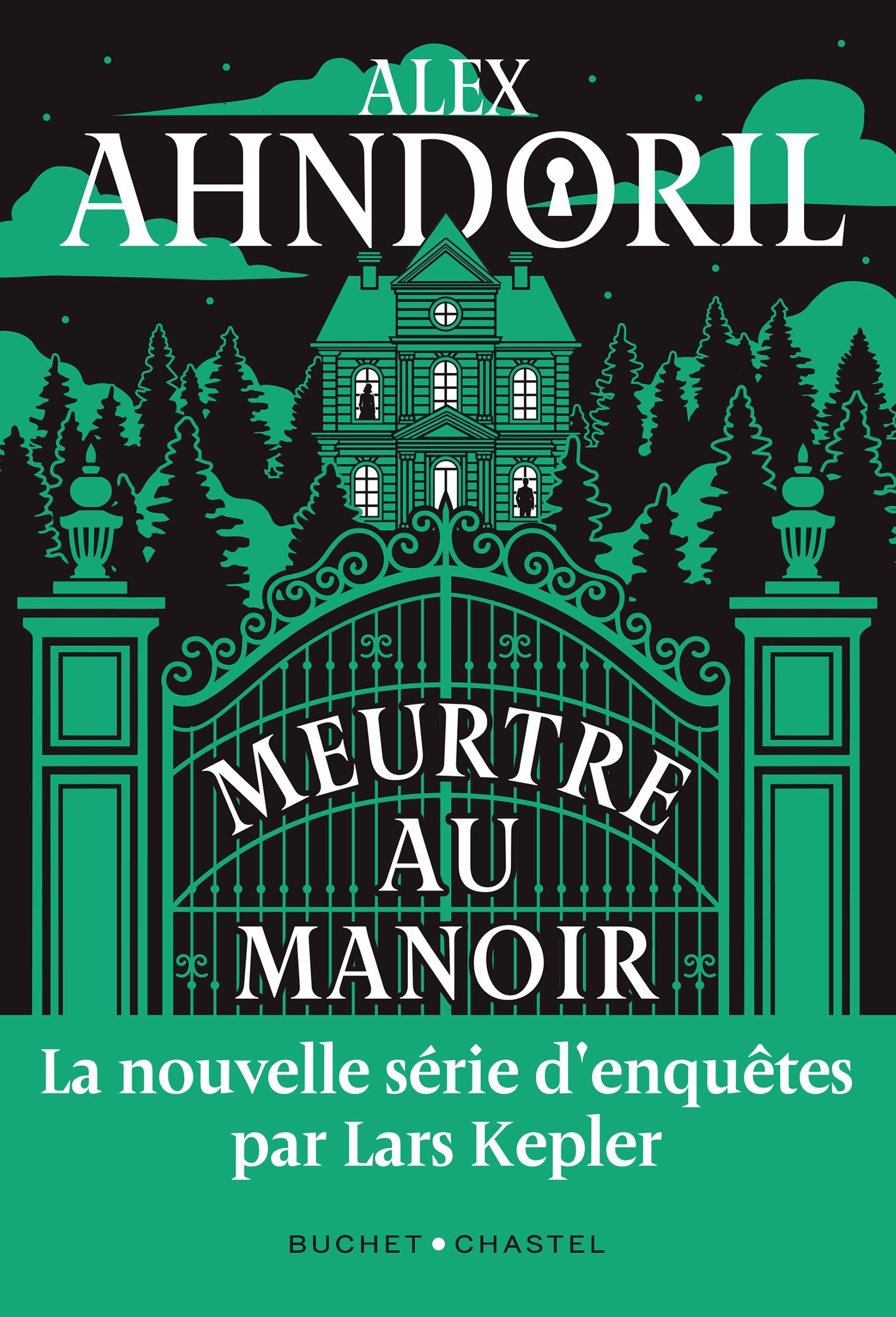 Couverture du livre Meurtre au manoir par Alex Ahndoril.