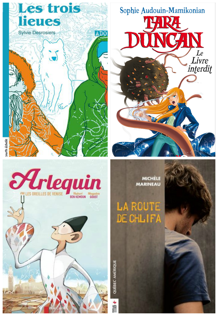 Collage des livres