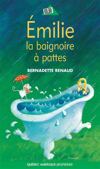 Couverture du livre Emilie, la baignoire à pattes de Bernadette Renaud.