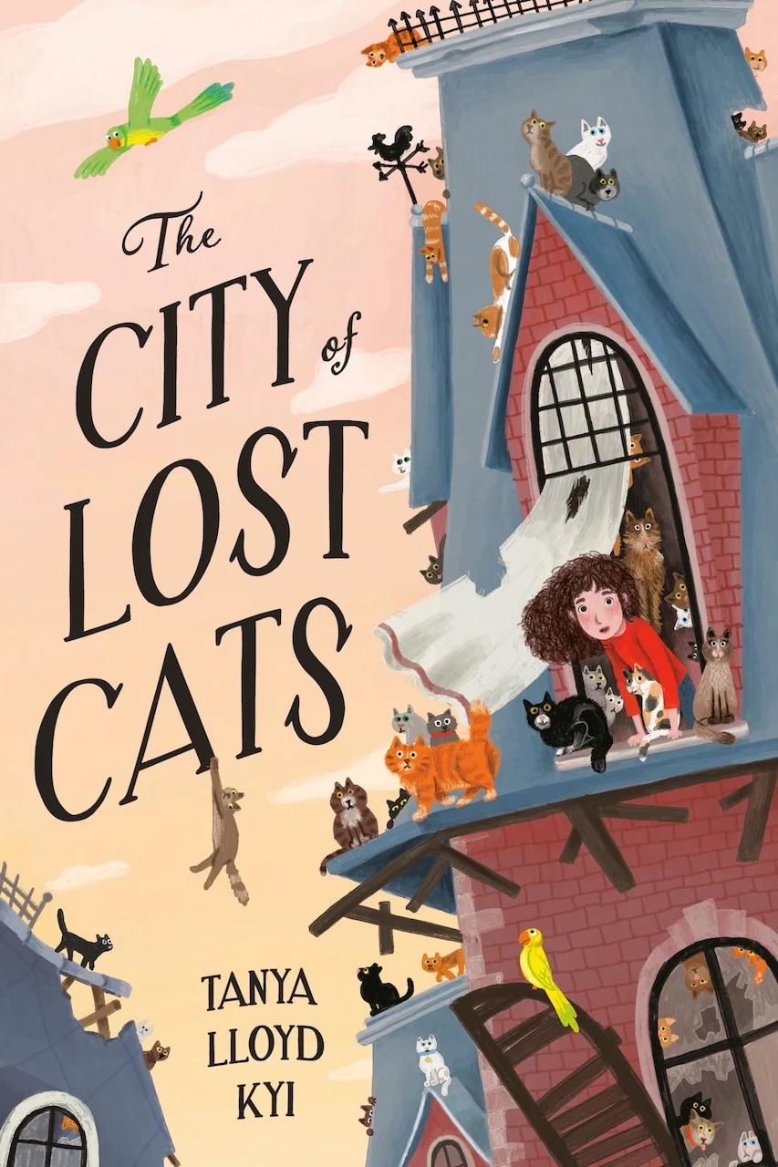 Cover of the book The city of lost cats by Tanya Lloyd Kyi.