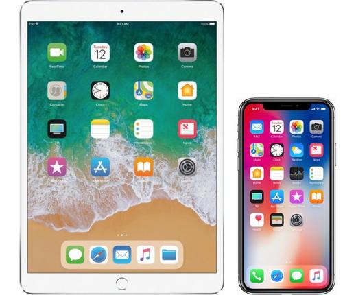 Une tablette et un téléphone intelligent.