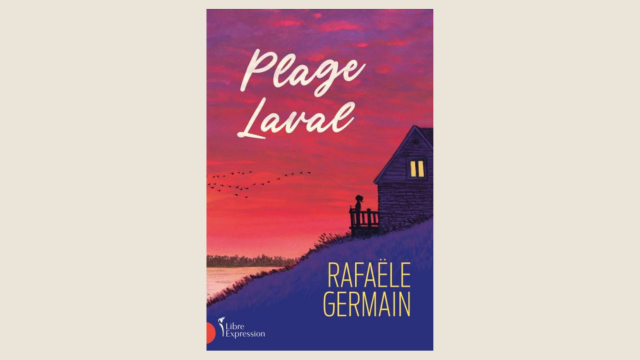 Couverture du livre Plage Laval par Rafaële Germain.