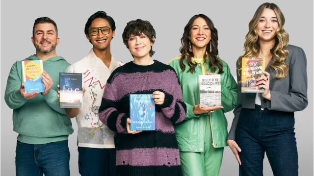 Book covers for the 2026 Canada Reads short list along with the defenders.